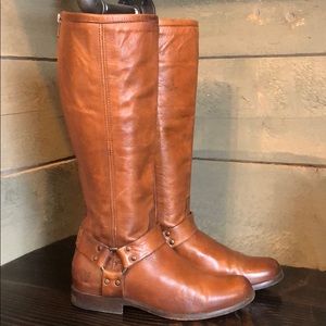 Frye Phillip Harness Boot Tall